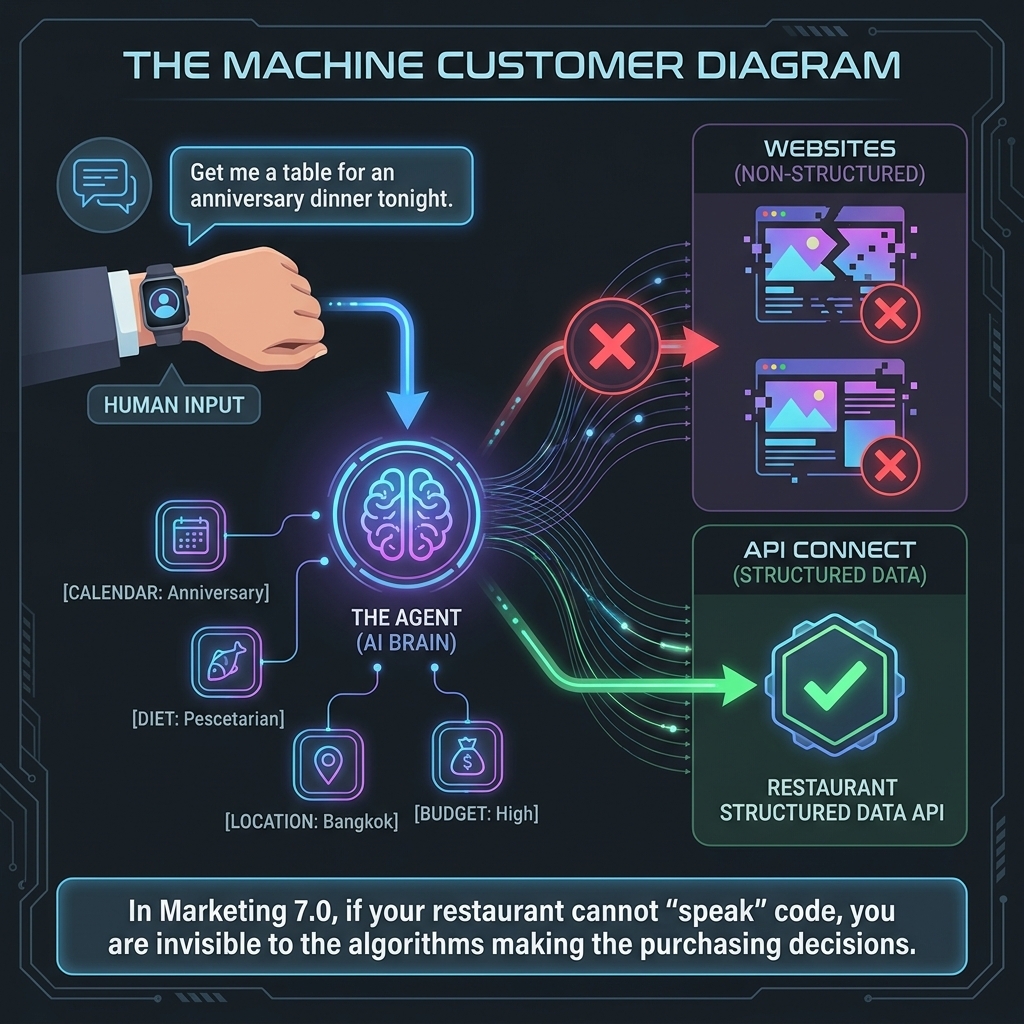 Machine customer diagram
