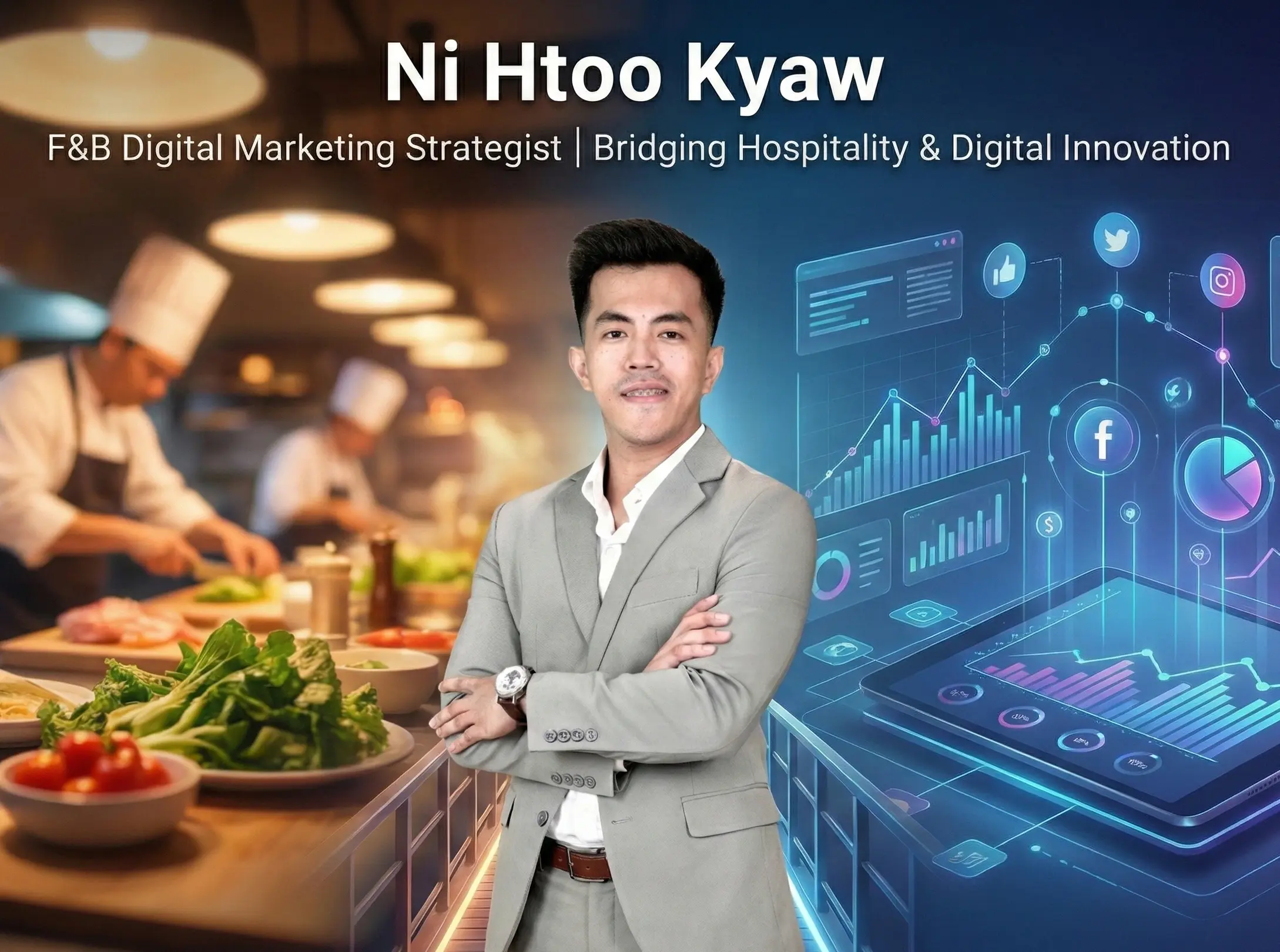 About Ni Htoo Kyaw- F&B Digital Marketing Strategist